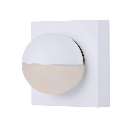 Et2 Alumilux Sconce 1-Light 4.25" Wide White Wall Sconce E41326-WT